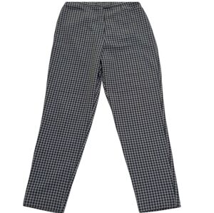 New York & Company Women's Black, Brown & Tan Plaid Pants 12 Business Casual